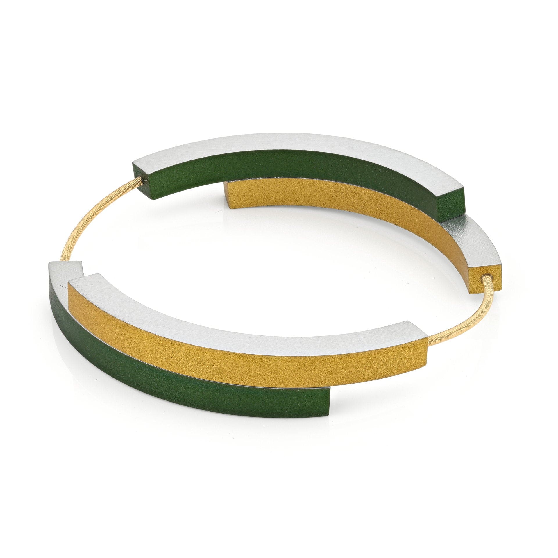 Armband BELLE Groen|Goudkleur ig | A32GRG