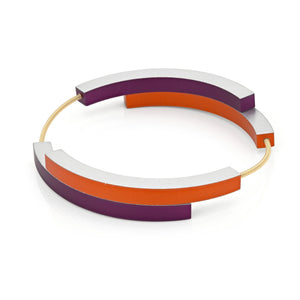 Armband BELLE Oranje|Paars | A32ORP