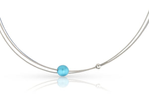 Ketting LINNE Turqoise Blauw