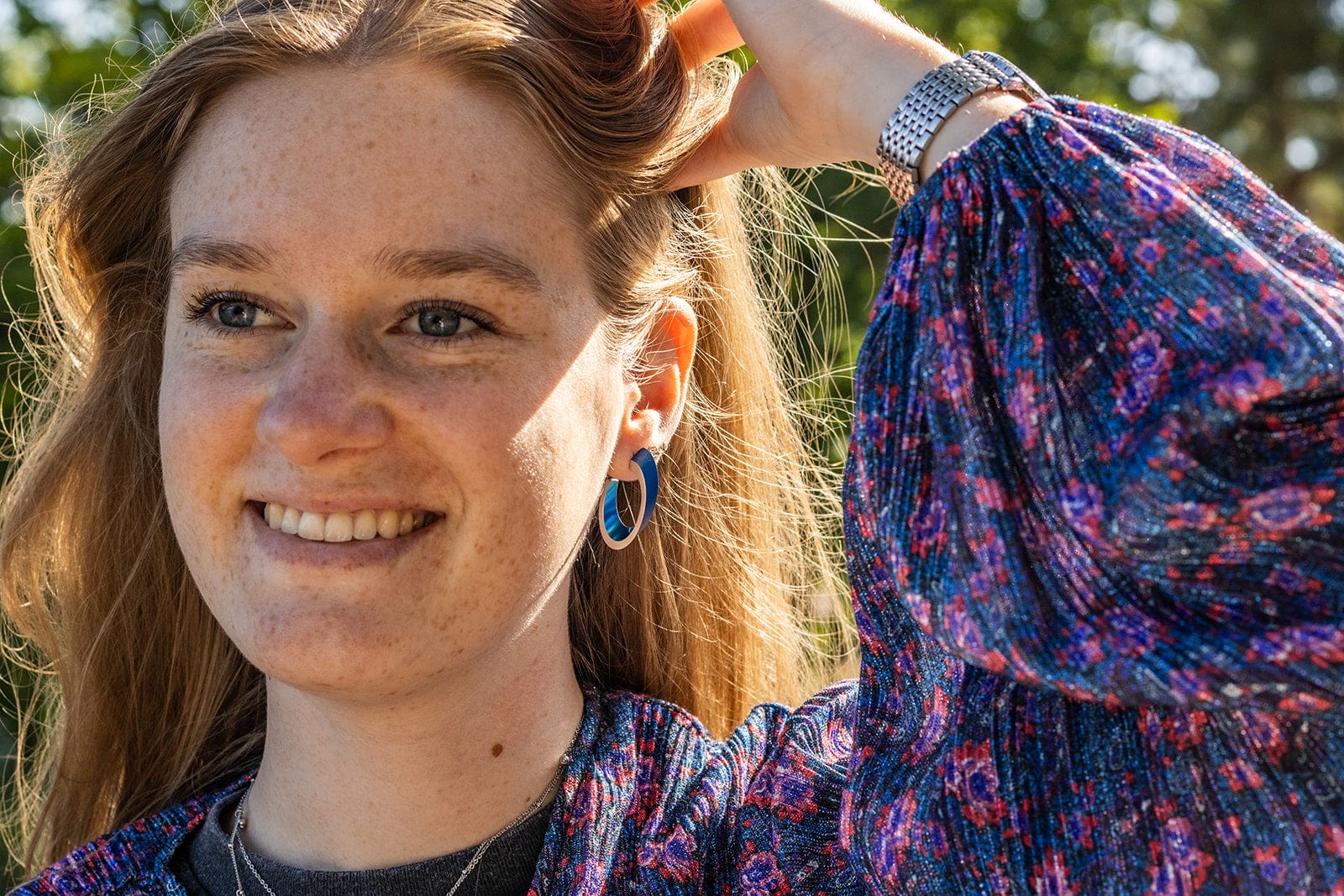 Oorbellen OLIVIA Blauw | O21B