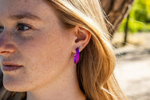 Oorbellen OLIVIA Paars  | O21P