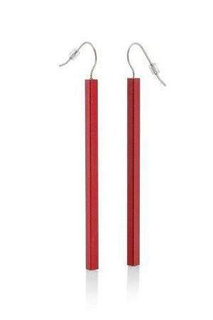 Oorbellen SUUS Lang Rood | O38R