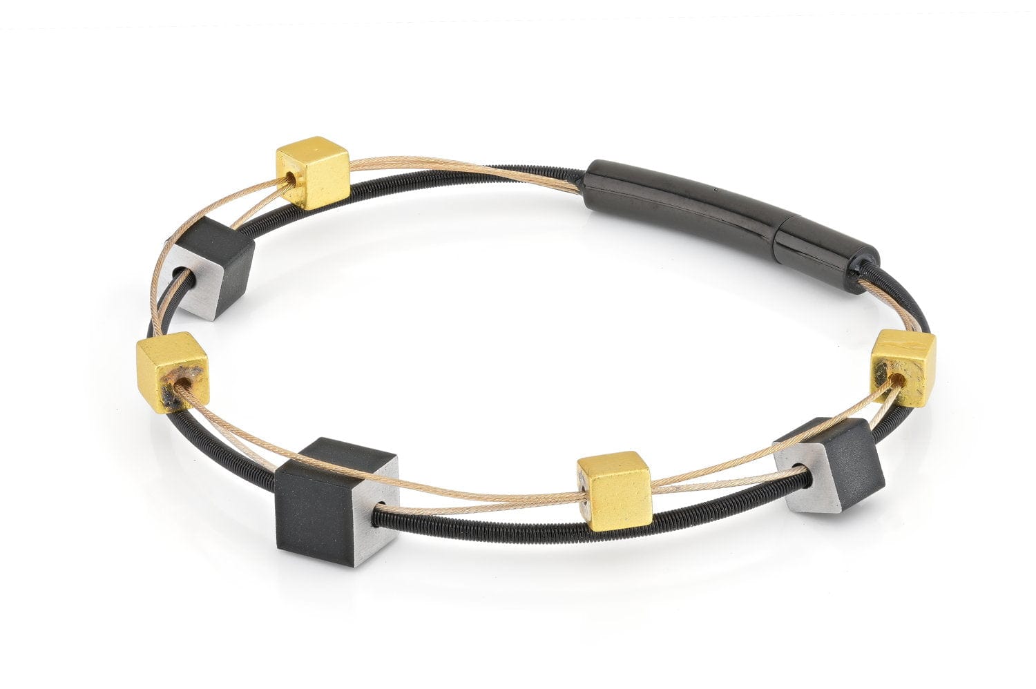 Armband KELLY Goudkleur ig|Zwart | A257ZG