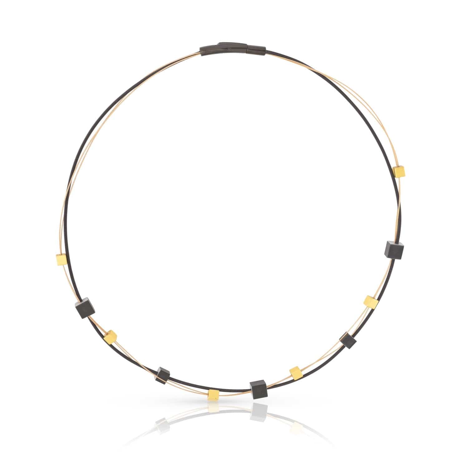 Ketting KELLY Goud|Zwart | C257ZG